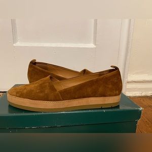 Paul Green Waldon suede loafers, cognac.